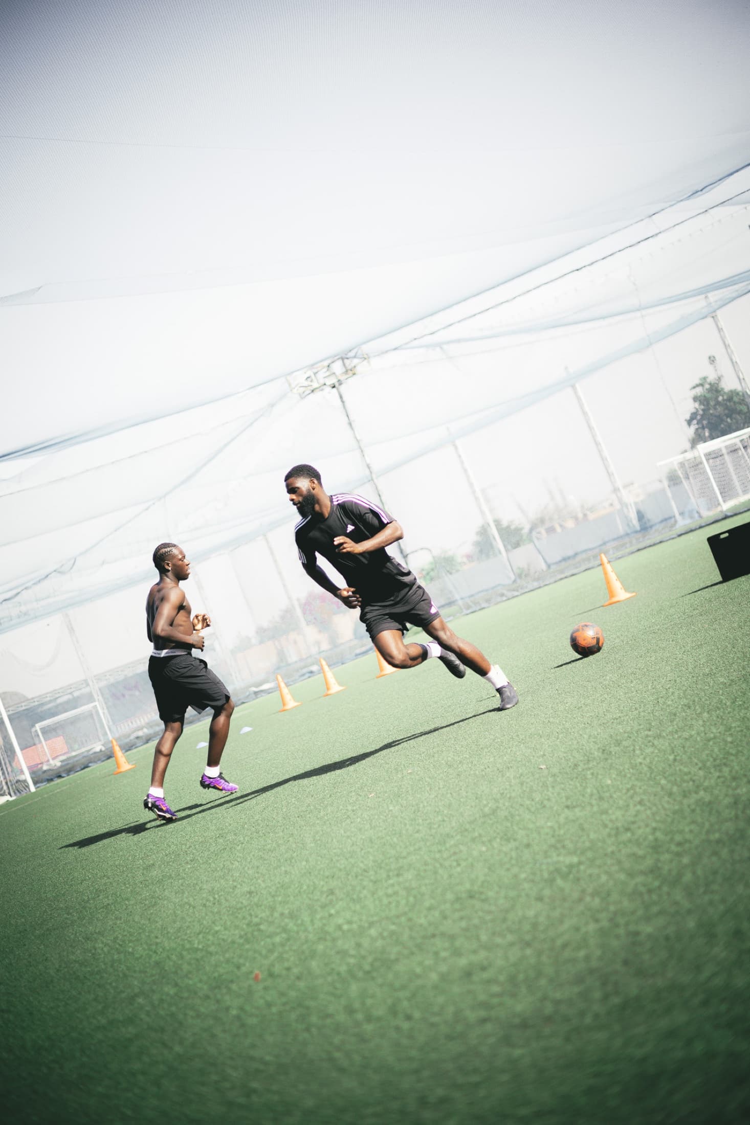 Duel de vitesse à l'entraînement